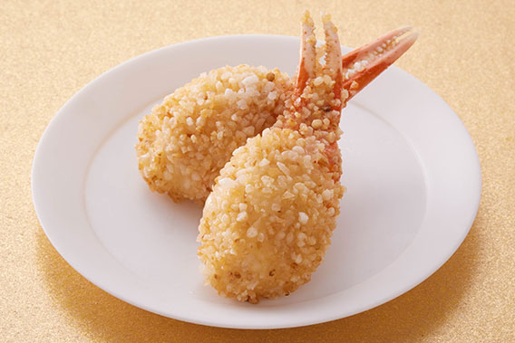 画像：カニ爪玄米揚げ