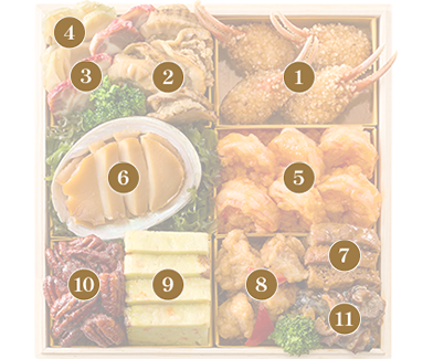 画像：お品書き番号