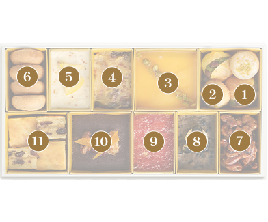 画像：お品書き番号